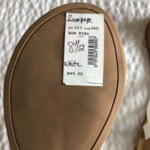 NWT Rampage Gladiator Sandals